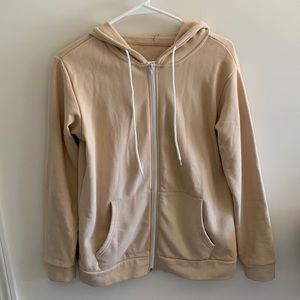 Beautiful beige sweat jacket